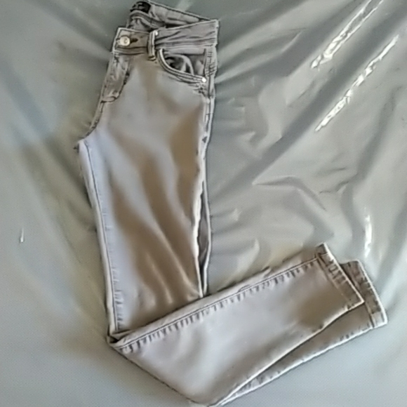 Bershka Pants - Bershka womens push up jeans gray size 2